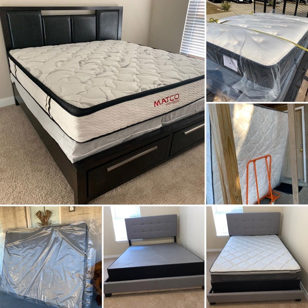 Mattresses and beds in our bed mattress store!
