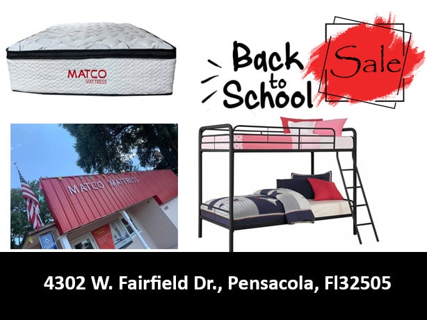 Back To School mattress sale Pensacola, Florida
