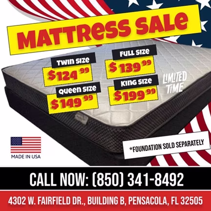 Mattresses at 124.99$ and up