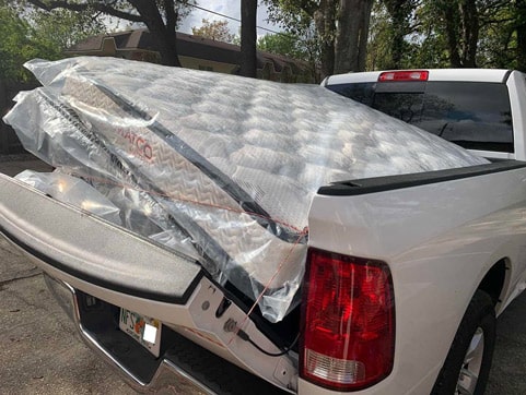 The mattress set is ready for pick up The mattress set is ready for pick up