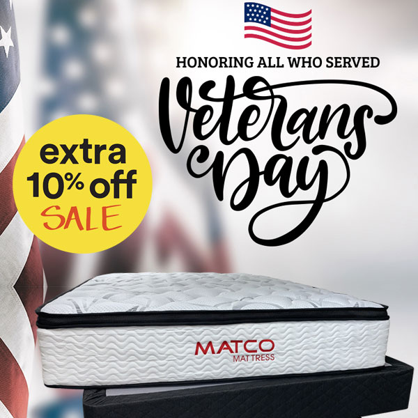 Veteran's Day Sale for Mattresses and Beds in Pensacola, Fl