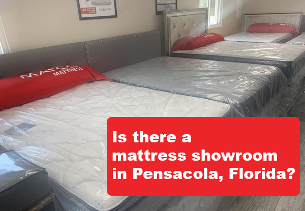 Is there a mattress showroom in Pensacola, Florida?