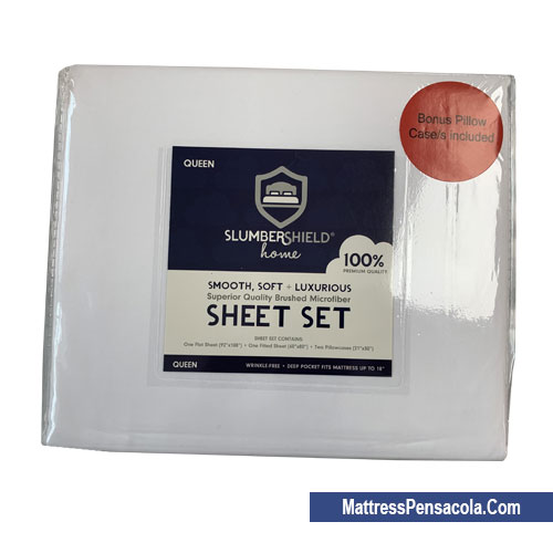 Sheet set for queen mattress