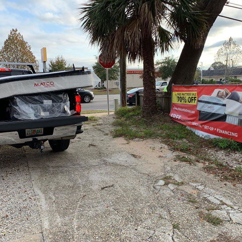 King mattress set delivery Perdido Key