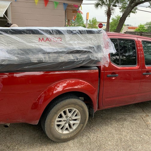 Box spring and mattress in West Pensacola