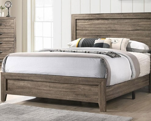 Bed King size WOOD Frame Lemn70